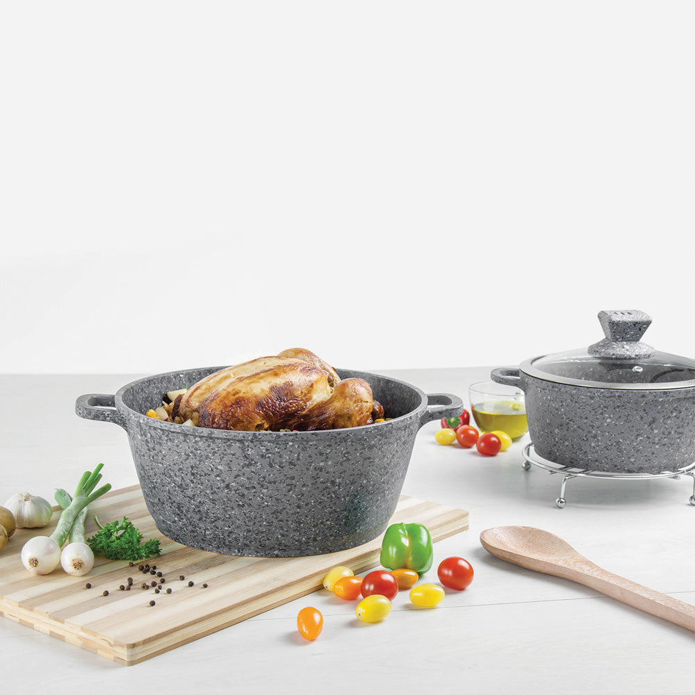 SQ Professional Nessa Granum Die-Cast Stockpot Set 5pc