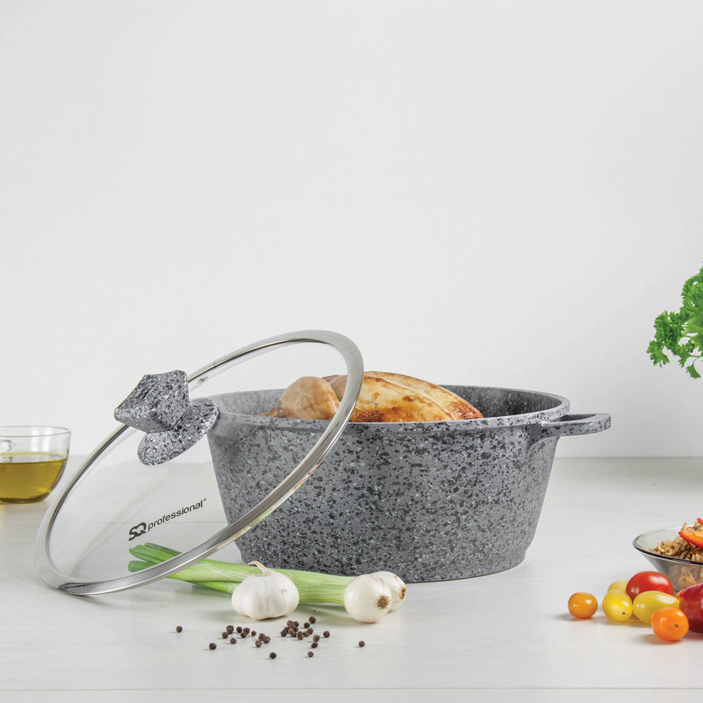 SQ Professional Nessa Granum Die-Cast Stockpot Set 5pc