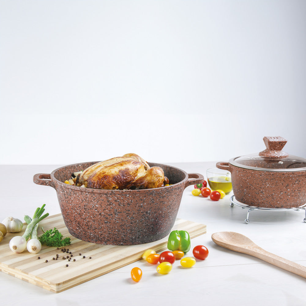 SQ Professional Nessa Granum Die-Cast Stockpot Set 5pc