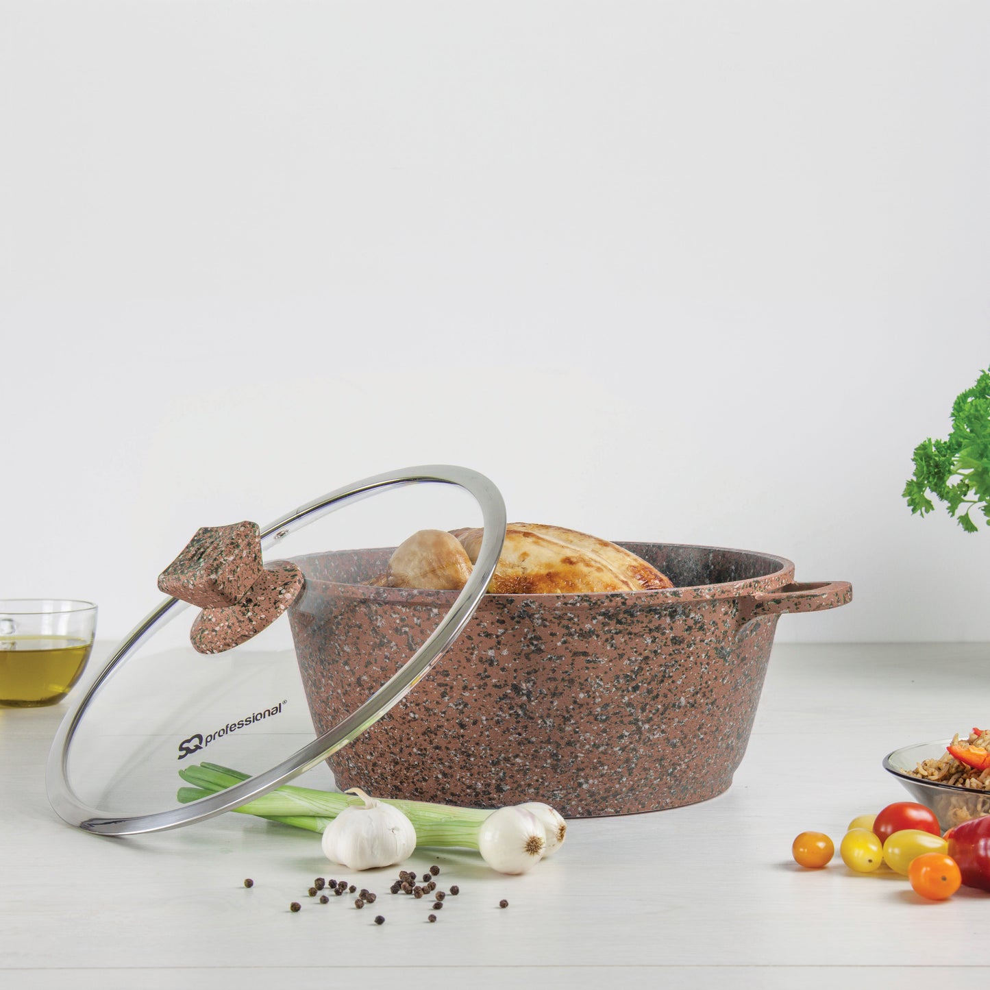 SQ Professional Nessa Granum Die-Cast Stockpot Set 5pc