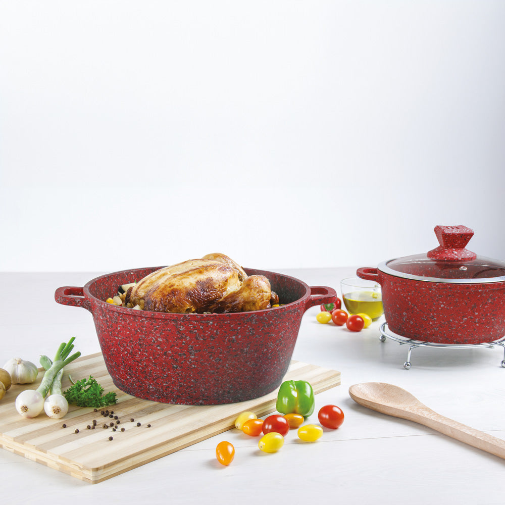 SQ Professional Nessa Granum Die-Cast Stockpot Set 5pc