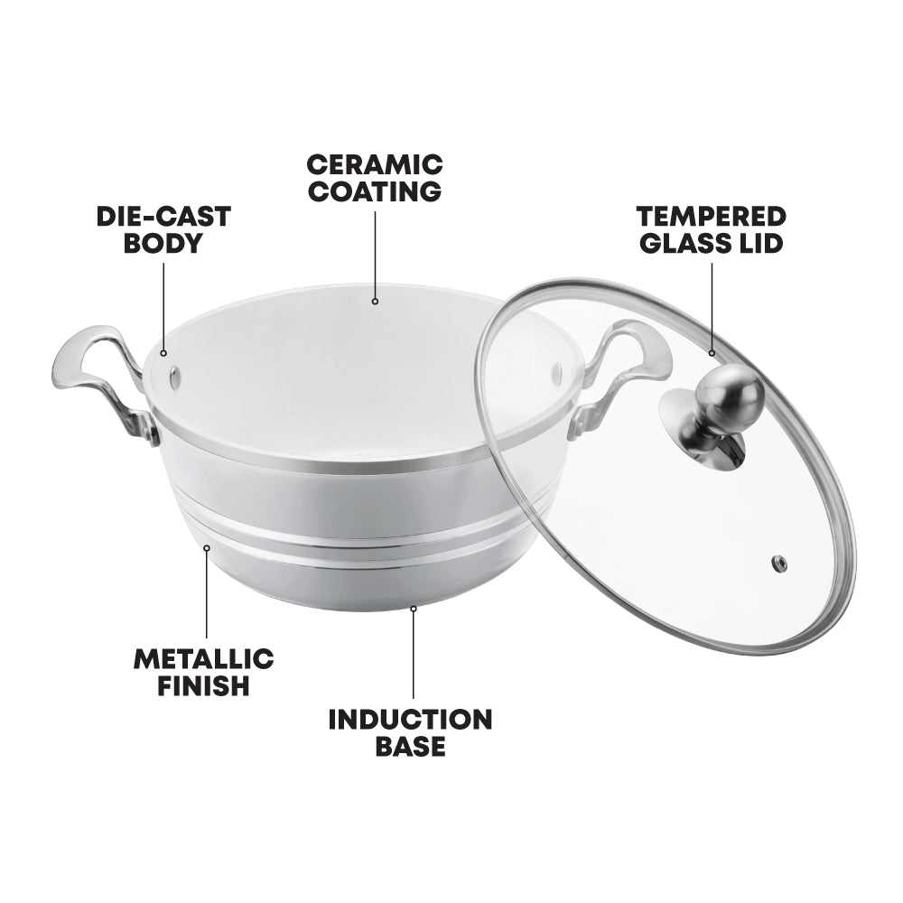SQ Professional Mianra Die-Cast Stockpot Set 5pc