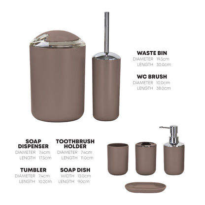 Durane Elegance Bathroom Set 6pc