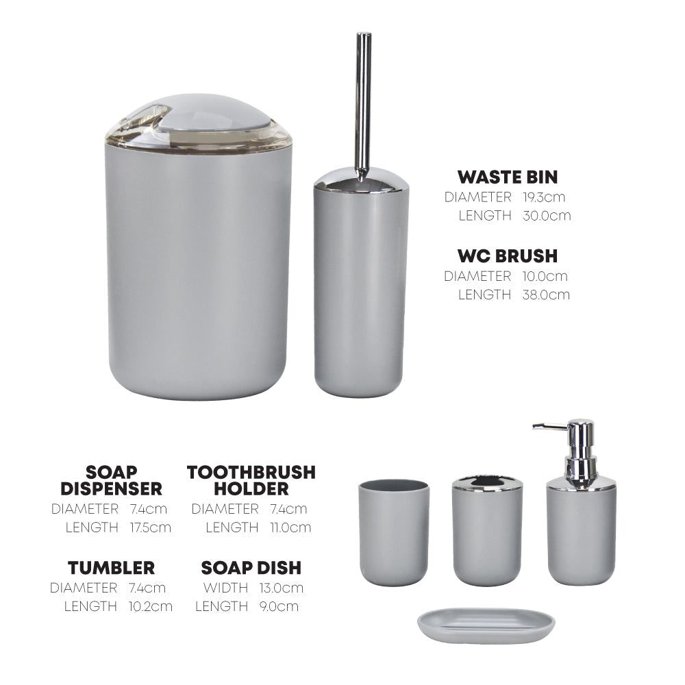 Durane Elegance Bathroom Set 6pc