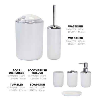 Durane Elegance Bathroom Set 6pc