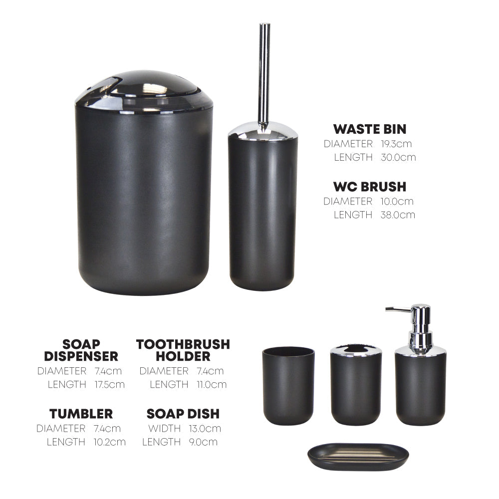 Durane Elegance Bathroom Set 6pc