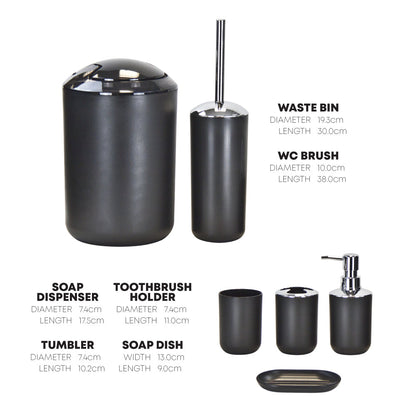 Durane Elegance Bathroom Set 6pc