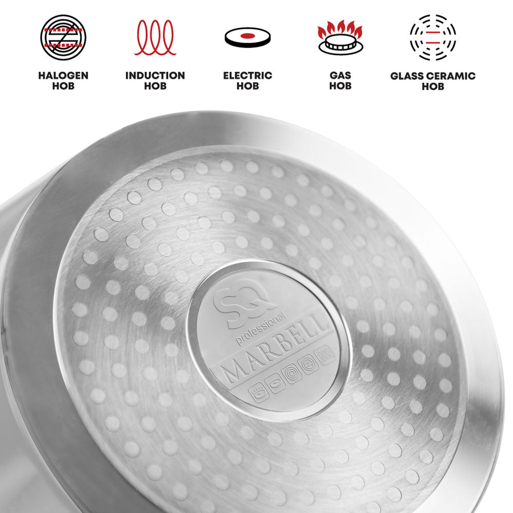 SQ Professional Caia Die-Cast Stockpot Set 3pc