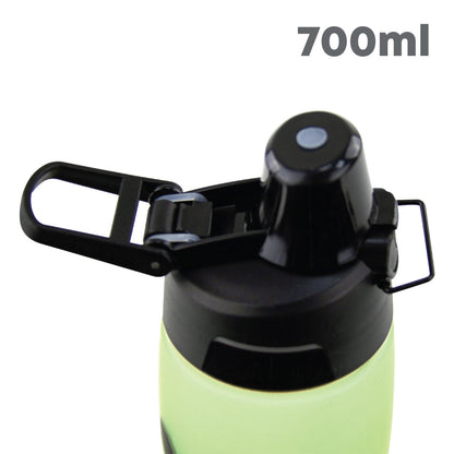 Durane 700ml Plastic Sports Bottle with Sprung Lid