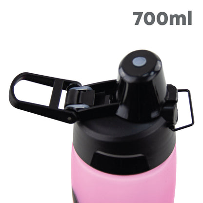 Durane 700ml Plastic Sports Bottle with Sprung Lid