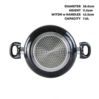 SQ Professional Una Non Stick Stockpot with Lid/ Pylus