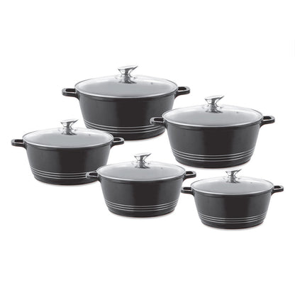 Durane Die-Cast Stockpot Set 5pc