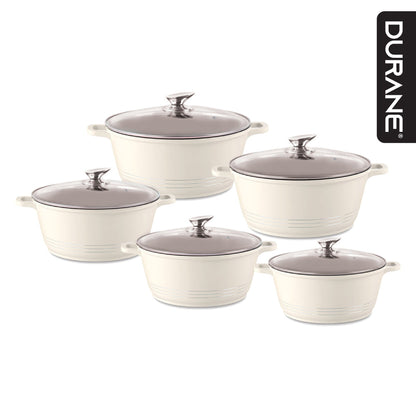 Durane Die-Cast Stockpot Set 5pc