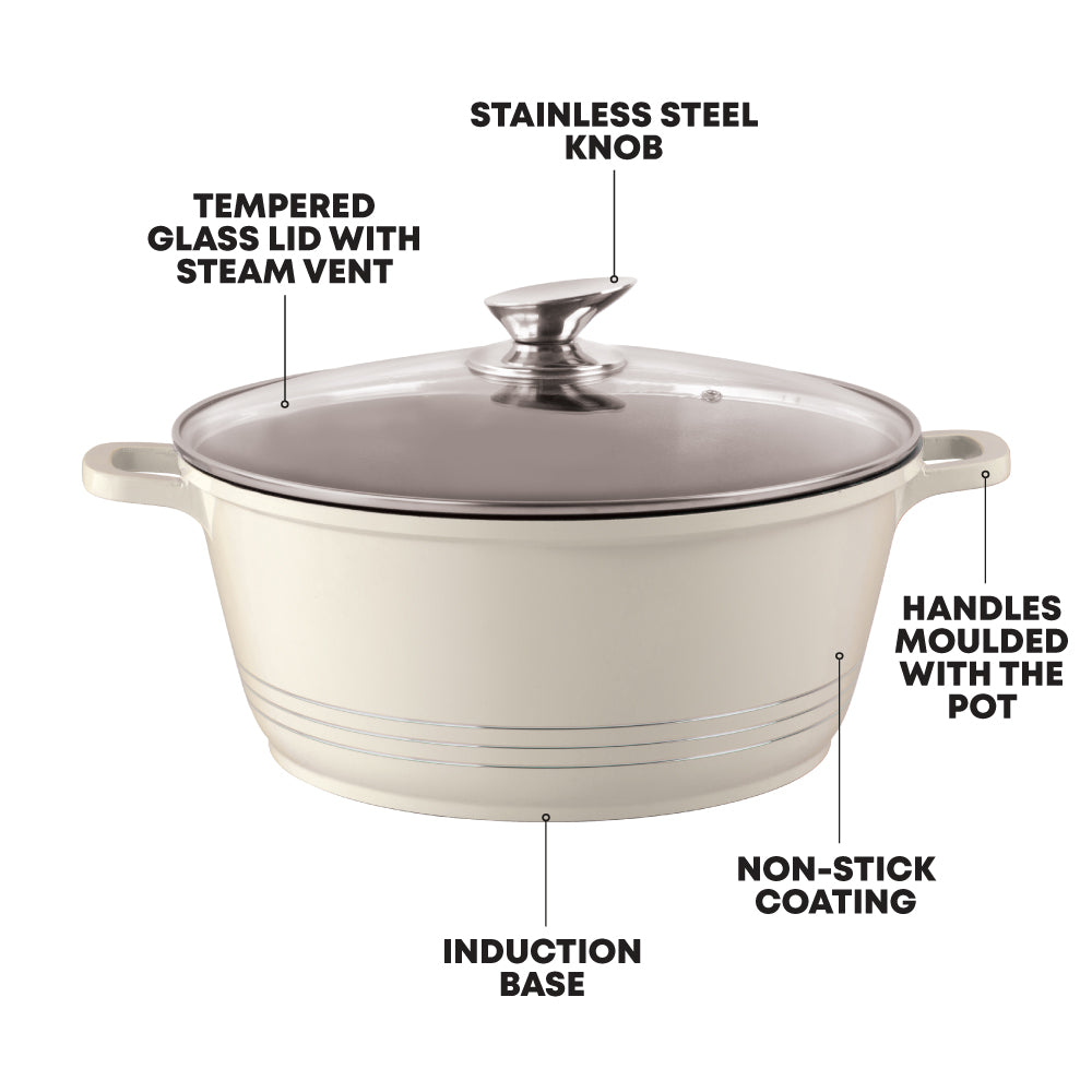 Durane Die-Cast Stockpot Set 5pc