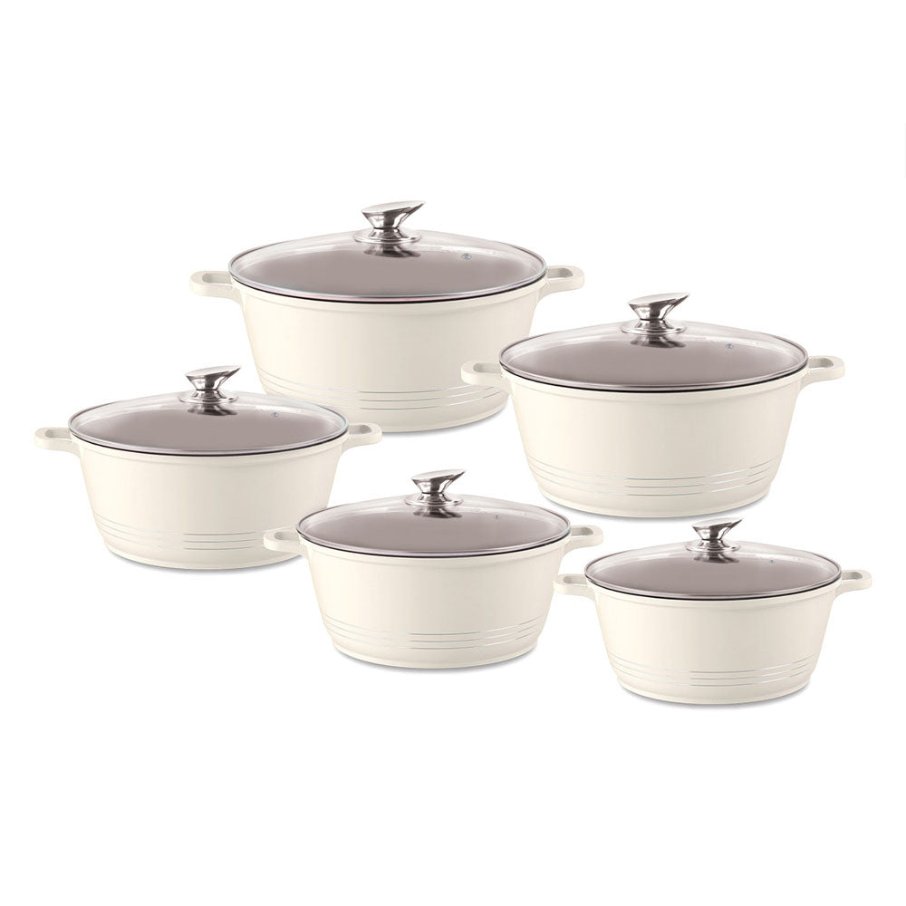 Durane Die-Cast Stockpot Set 5pc