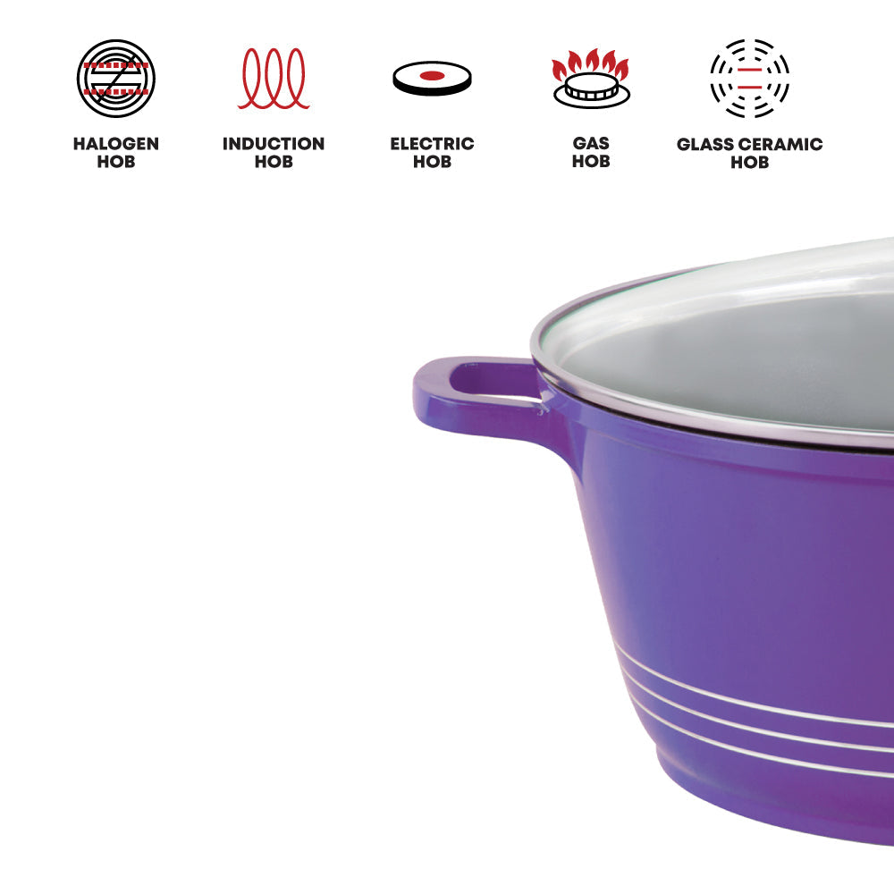Durane Die-Cast Stockpot Set 5pc