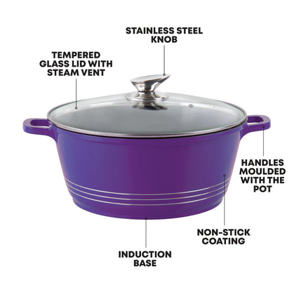Durane Die-Cast Stockpot Set 5pc