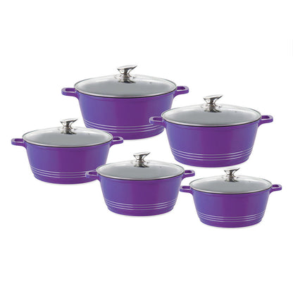 Durane Die-Cast Stockpot Set 5pc