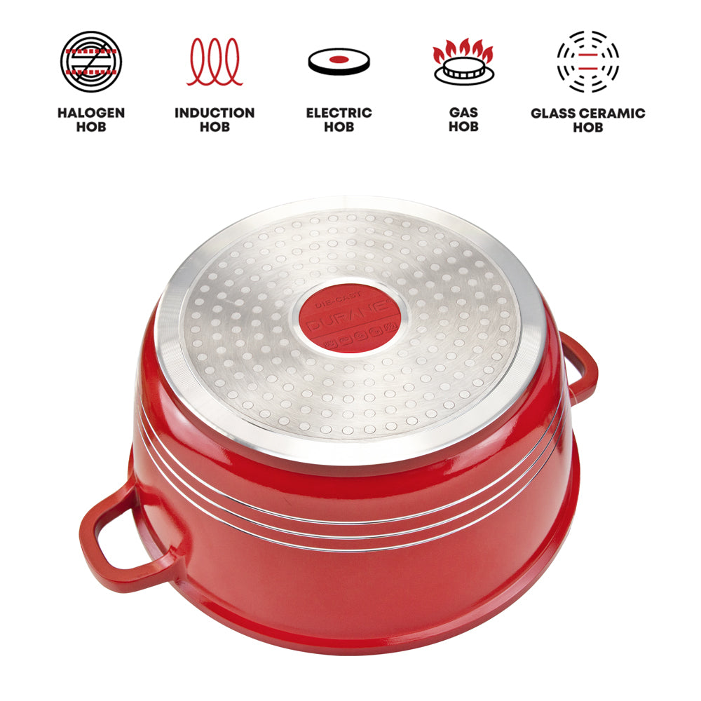 Durane Die-Cast Stockpot Set 5pc