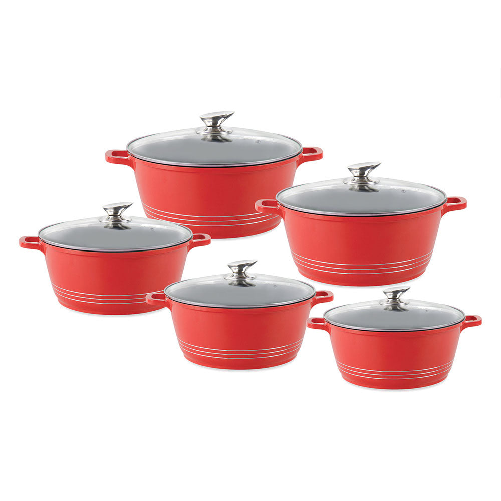 Durane Die-Cast Stockpot Set 5pc