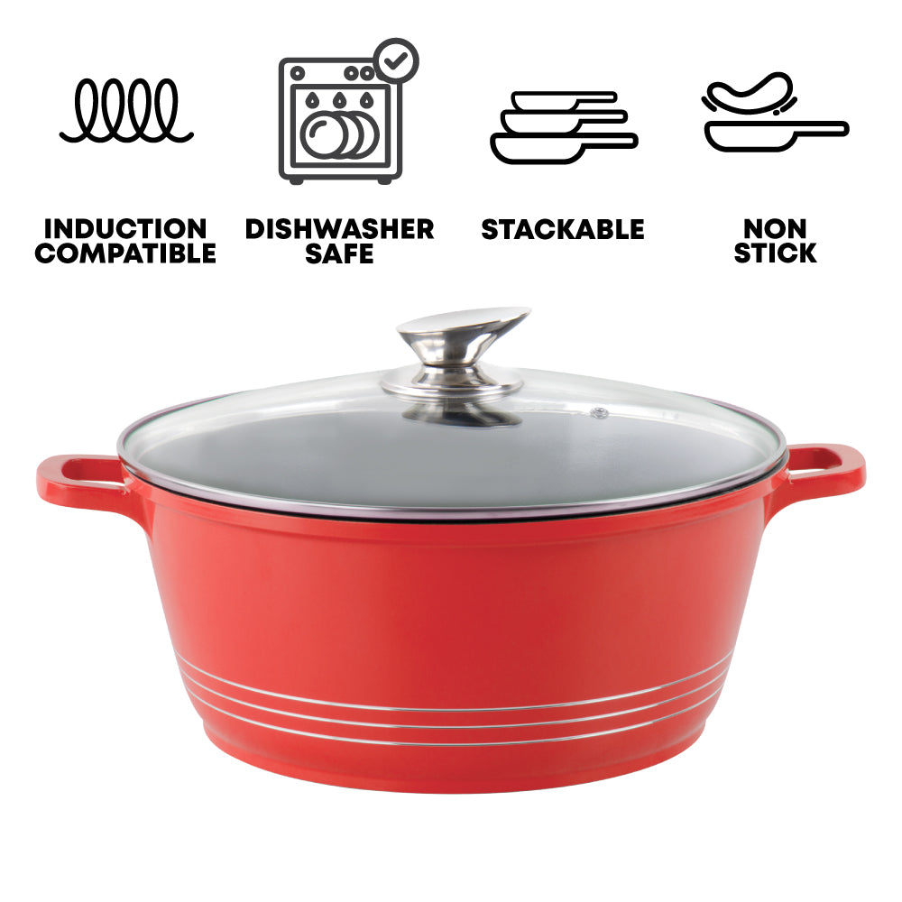 Durane Die-Cast Stockpot Set 5pc