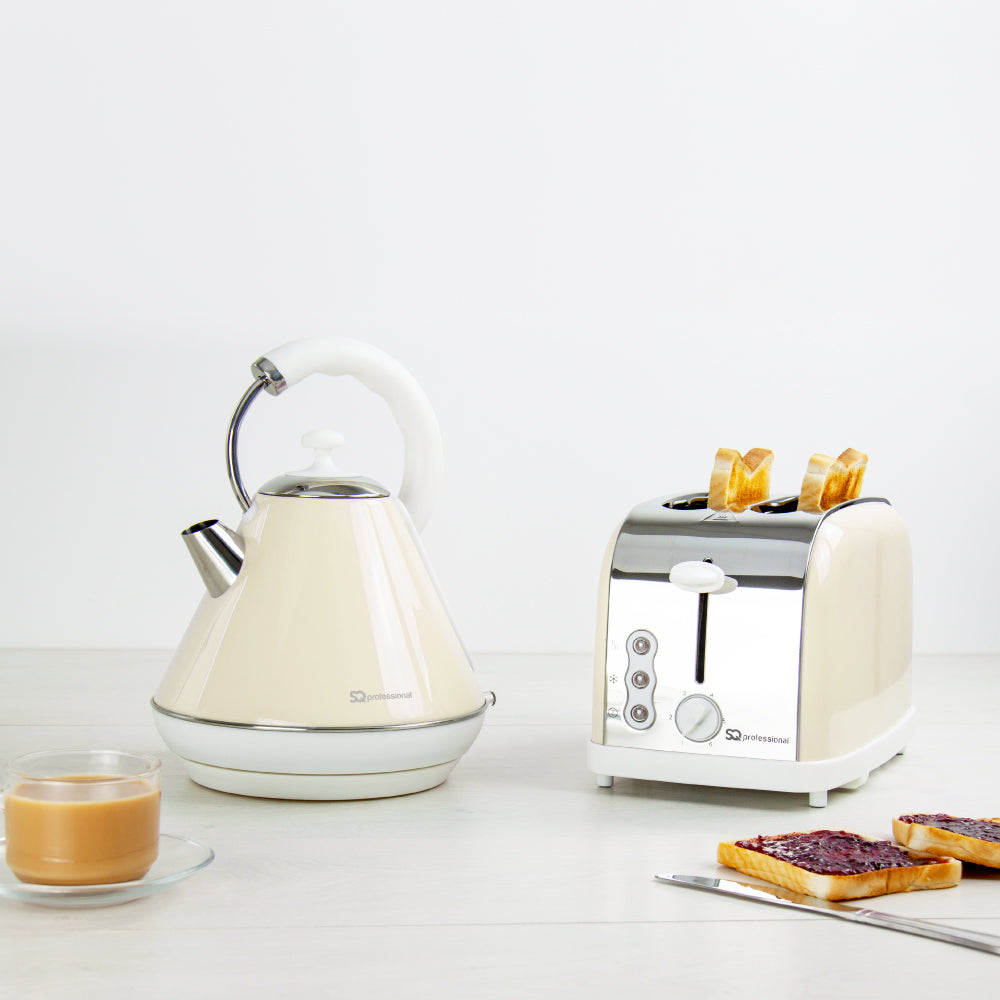 SQ Professional Dainty Breakfast Kettle and Toaster Set 2pc