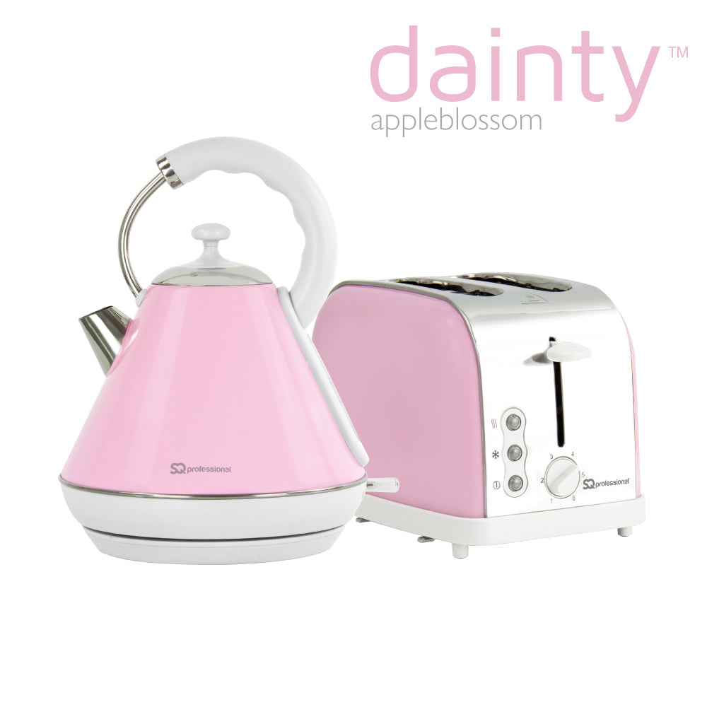 SQ Professional Dainty Breakfast Kettle and Toaster Set 2pc