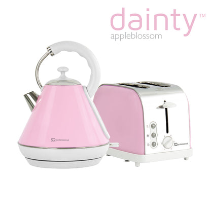 SQ Professional Dainty Breakfast Kettle and Toaster Set 2pc