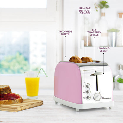 SQ Professional Dainty Breakfast Kettle and Toaster Set 2pc