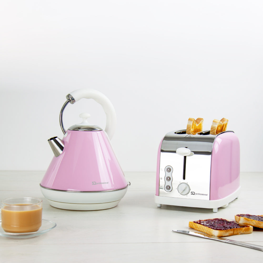SQ Professional Dainty Breakfast Kettle and Toaster Set 2pc