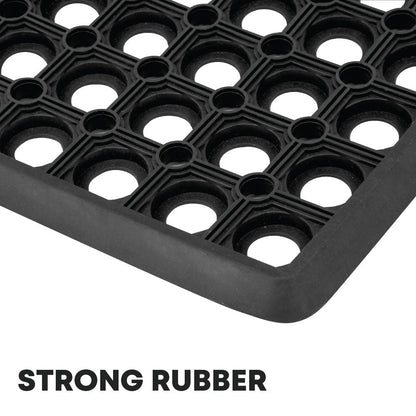 SQ Professional Rubber Doormat Rectangular Rings