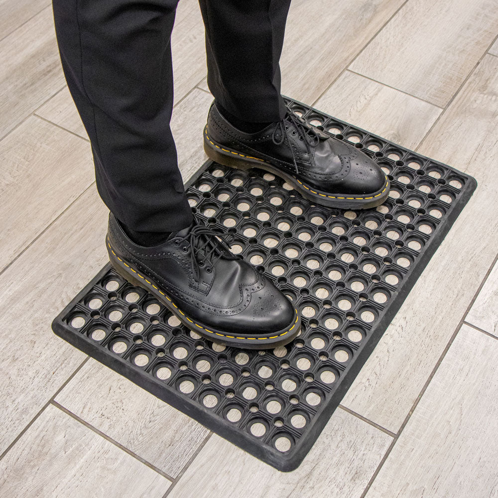 SQ Professional Rubber Doormat Rectangular Rings