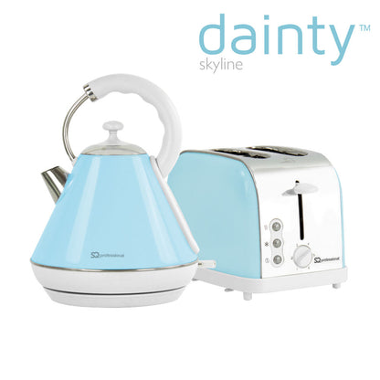 SQ Professional Dainty Breakfast Kettle and Toaster Set 2pc