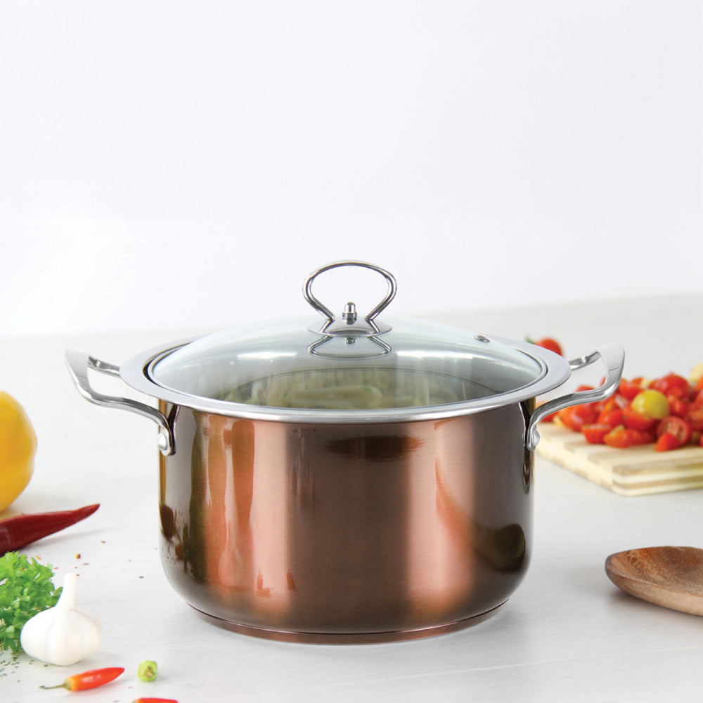 SQ Professional Gems Stainless Steel Stockpot Set 3pc