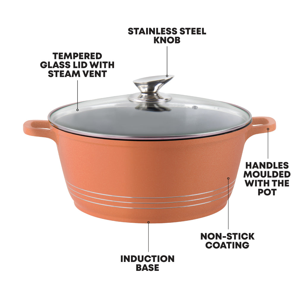 Durane Die-Cast Stockpot Set 5pc