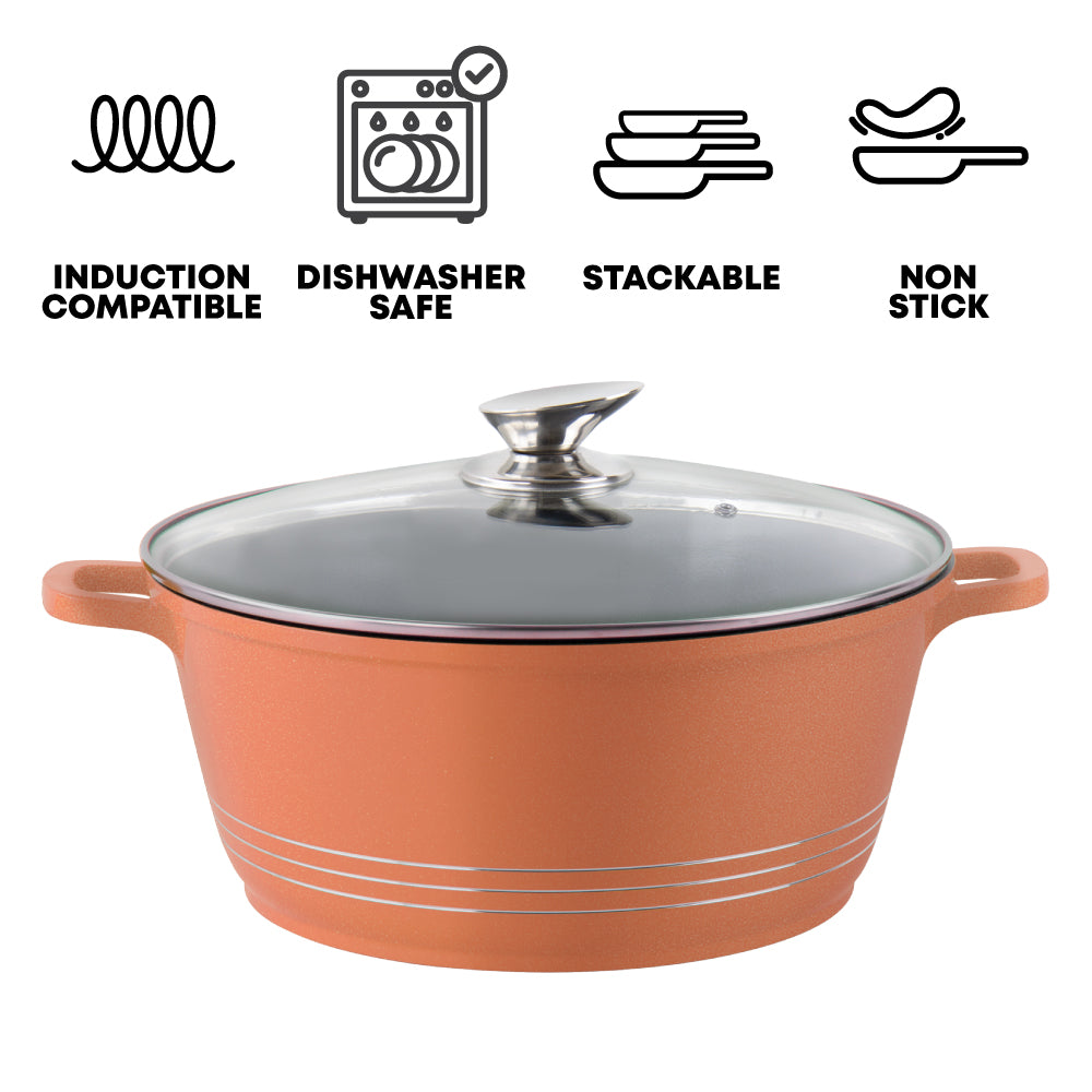 Durane Die-Cast Stockpot Set 5pc