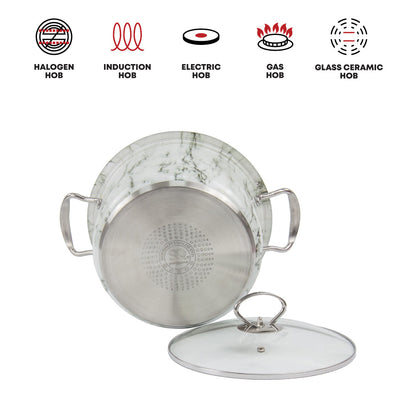 SQ Professional Gems Stainless Steel Stockpot Set 3pc