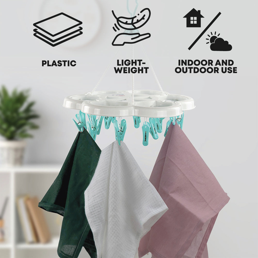 Durane Laundry Peg Hanger Flower