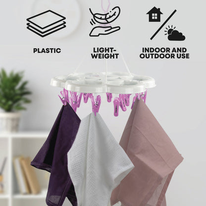 Durane Laundry Peg Hanger Flower