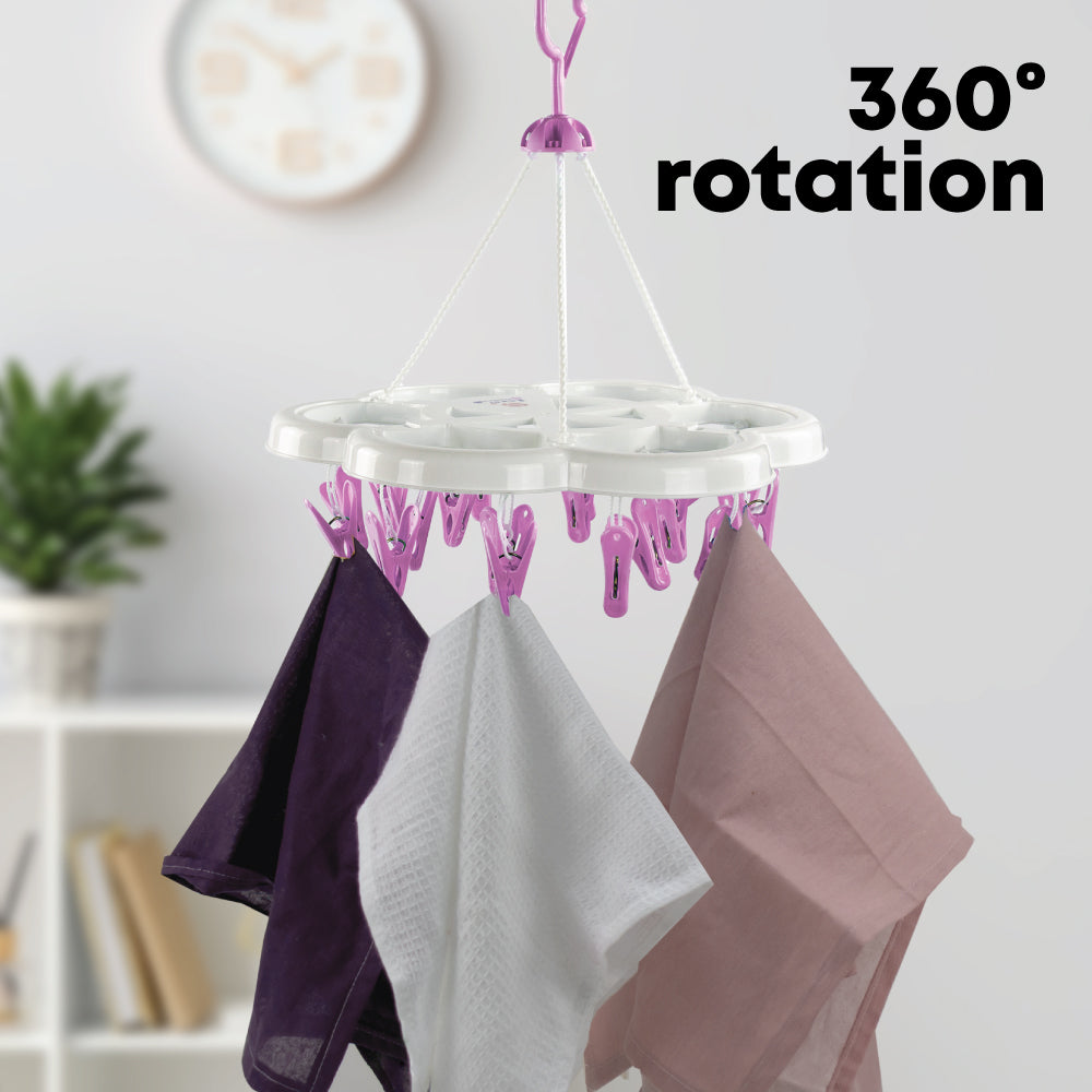 Durane Laundry Peg Hanger Flower