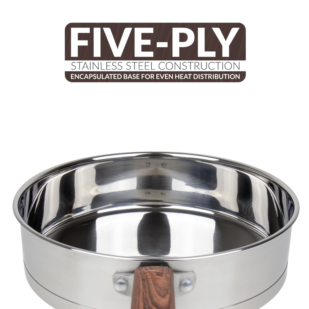 SQ Professional Lustro Stainless Steel Touch Cookware 6pc Set