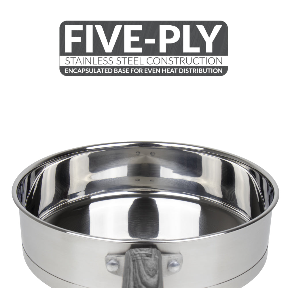 SQ Professional Lustro Stainless Steel Touch Cookware 6pc Set