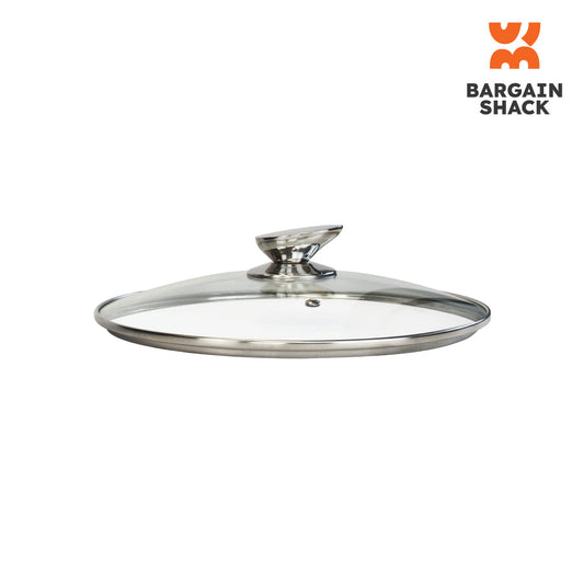 Tempered Glass Lid with Stainless Steel Knob